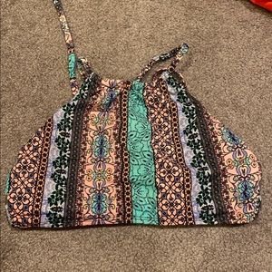 high neck bikini top